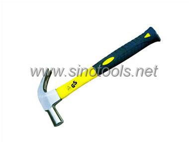 British Type Claw Hammer with Colour Plastic-Coating Hammer