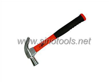 British Type Claw Hammer with Colour Plastic-Coating Hammer