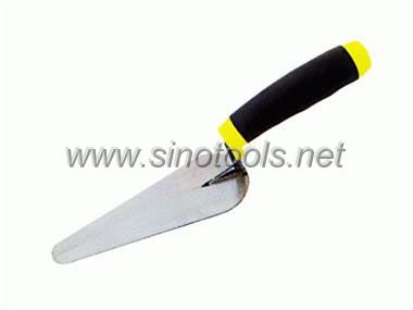 Bricklaying Trowel with Double-Coloured Plastic Handle